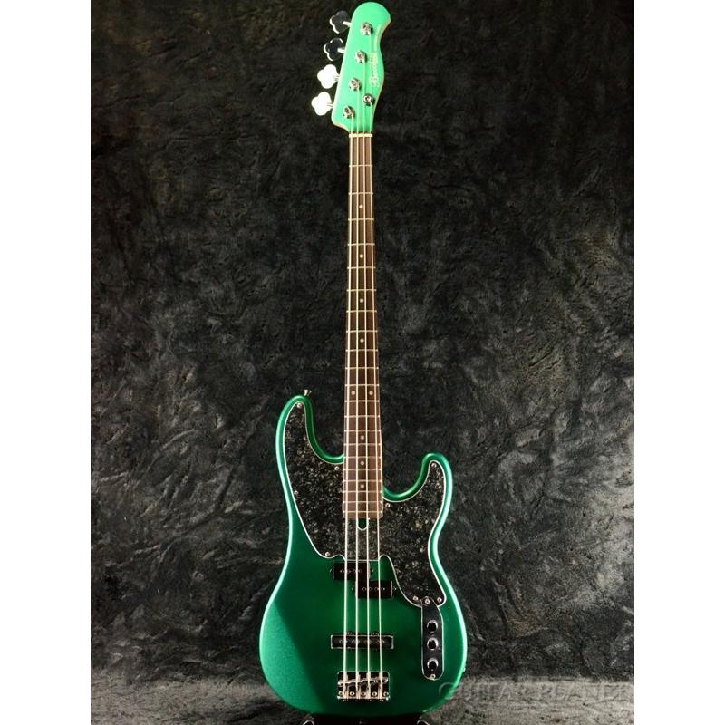 Bacchus BTB-PJ -Green Metalic-《ベース》 : ギタープラネット Yahoo