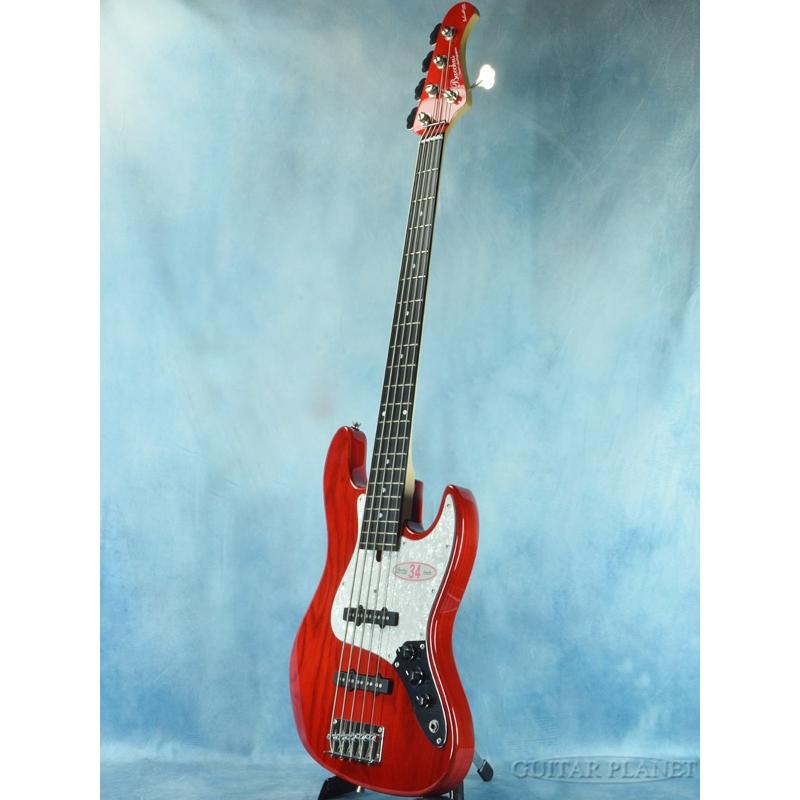 Bacchus WL-534S ASH -See Through Red-《ベース》 : ギタープラネット