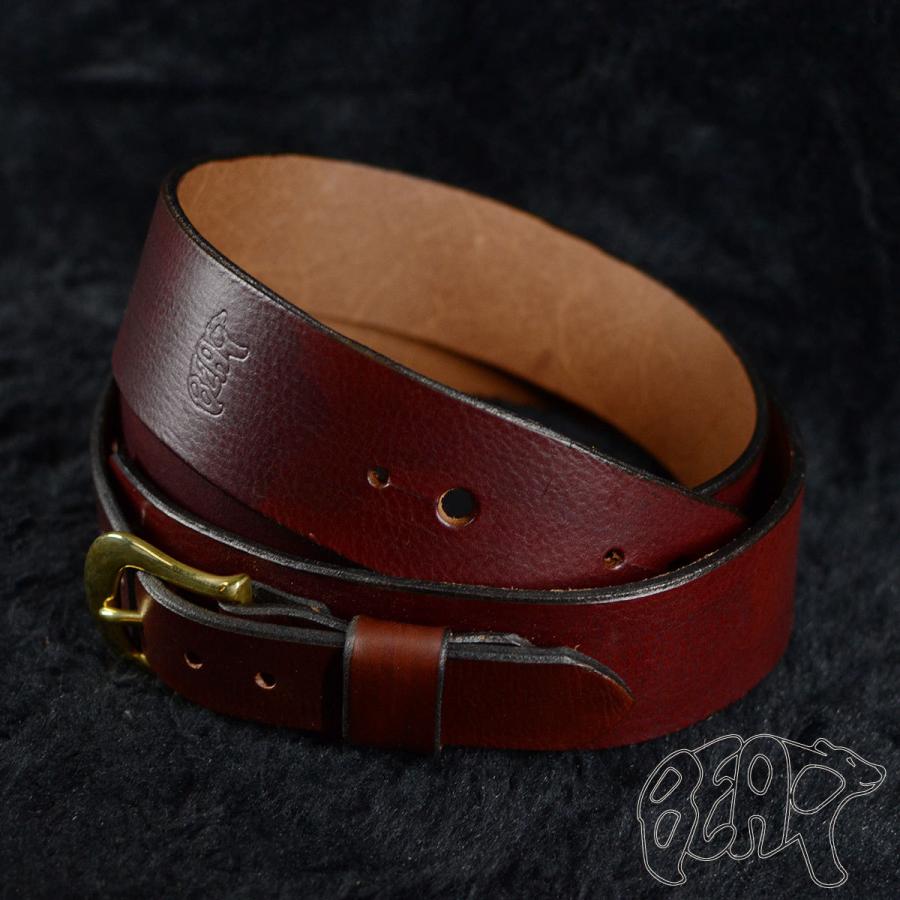 Bear Straps Slimline Classic Brown / Brass │ レザーストラップ｜guitarplanet