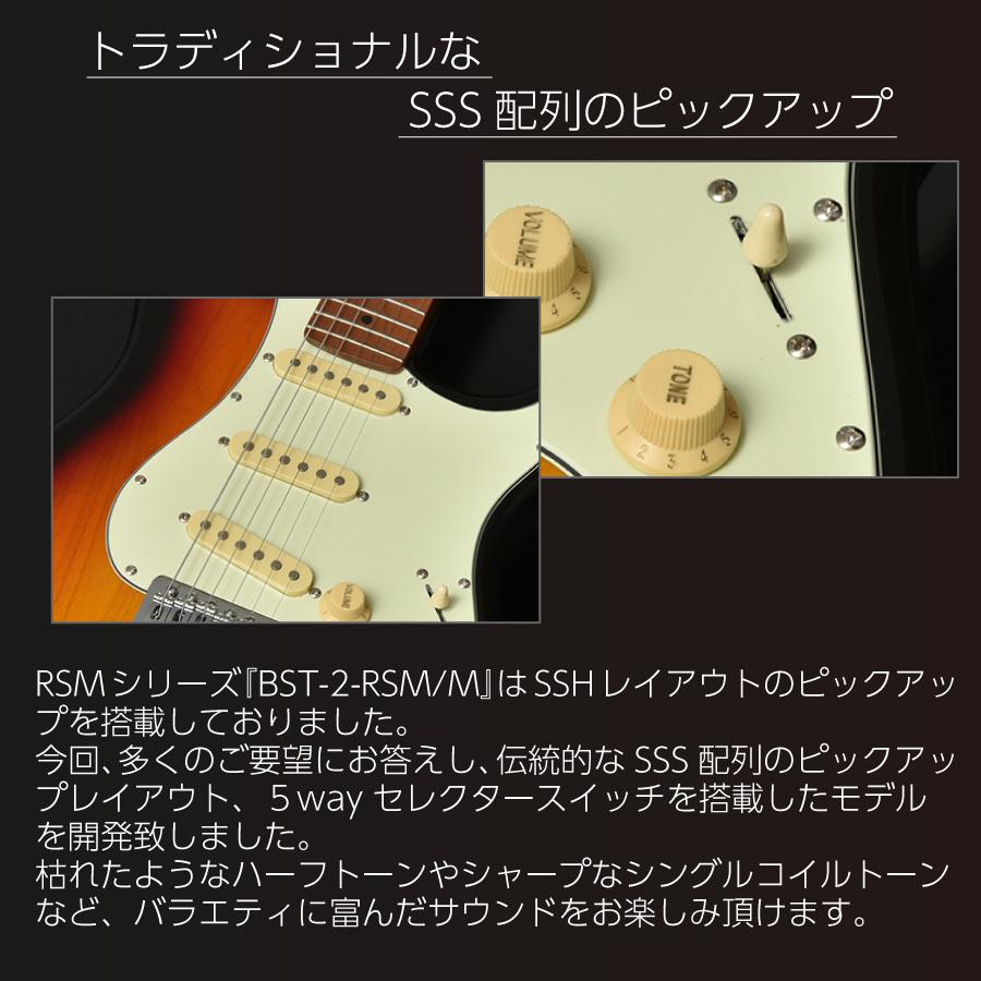 Bacchus Universe Series BST-1-RSM/M -BLK- │ ブラック《エレキ