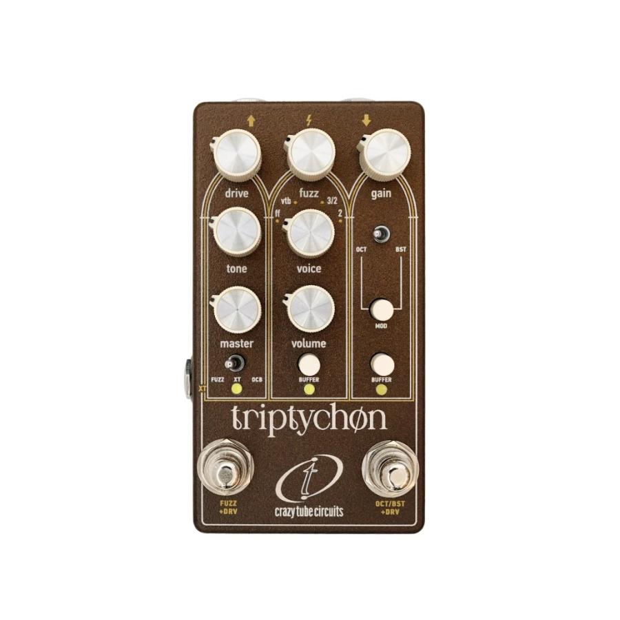Crazy Tube Circuits エフェクター　ディストーション Crazy Tube Circuits / Triptychon 新品 ファズ/オクターブ＆ブースト