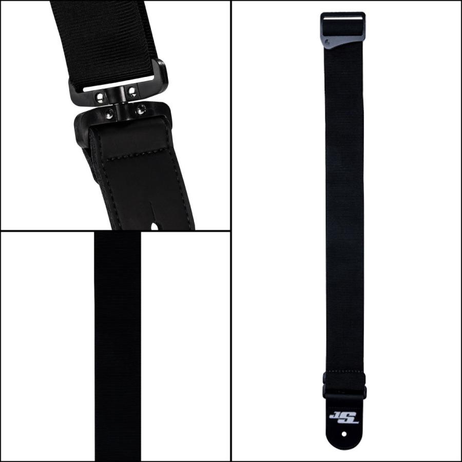 D'Addario Joe Satriani Swivel Straps -BLACK- ギター/ベースストラップ｜guitarplanet｜02