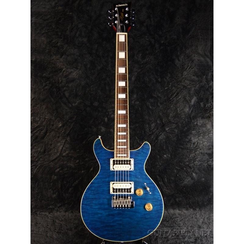 エレキギター美品 ESP Edwards E-KT-135S/QM ブラックアクア《エレキギター》 : ギター