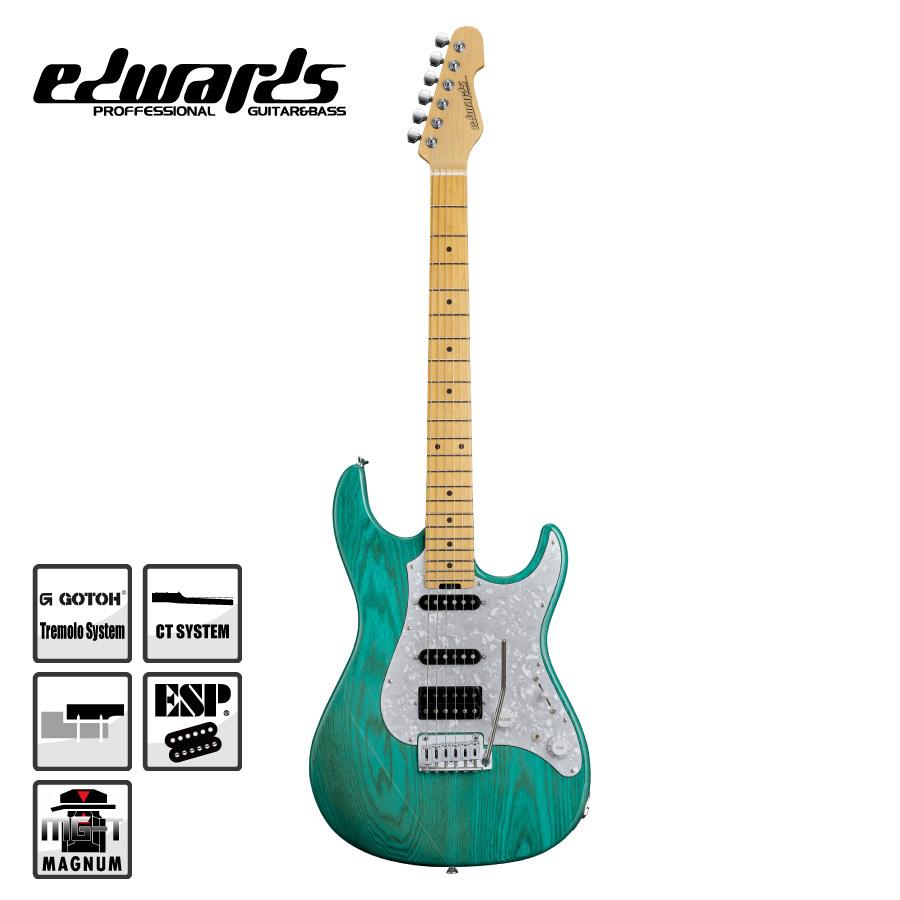 Edwards E-SNAPPER-AS/M -Turquoise- │ ターコイズ《エレキギター》｜guitarplanet