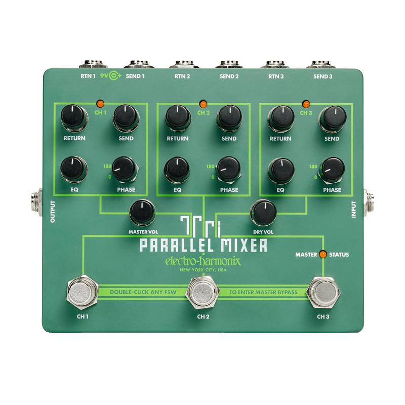 ギター Electro-Harmonix Tri Parallel Mixer electro-harmonix Tri Parallel Mixer【エフェクトループ/ミキシング