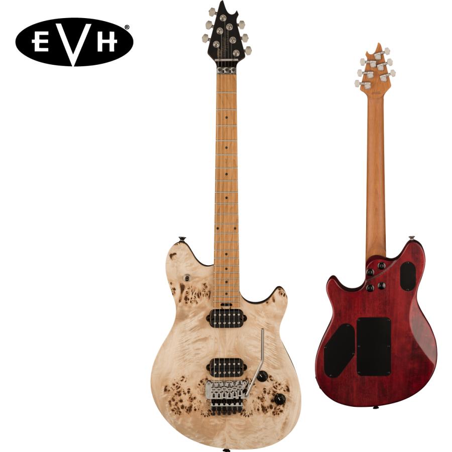 EVH Wolfgang Standard Exotic Poplar Burl -Natural / Baked Maple