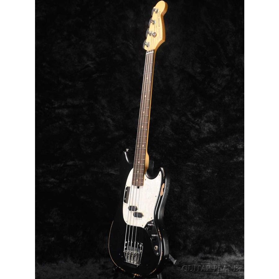 Fender Mexico JMJ Road Worn Mustang Bass -Black- Justin