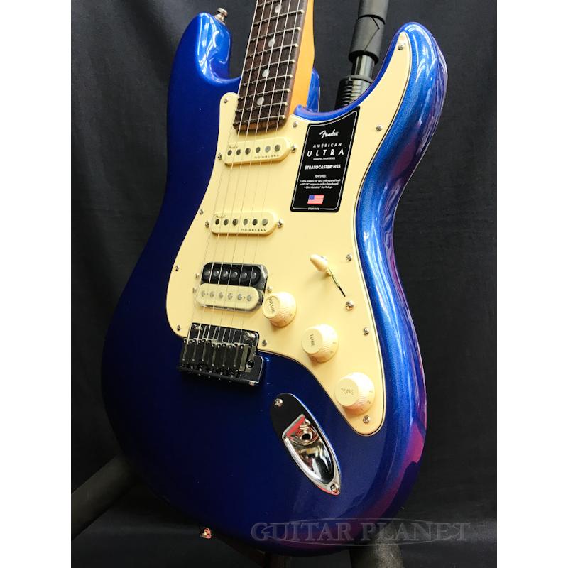 Fender American Ultra Stratocaster HSS-Cobra Blue/Rosewood