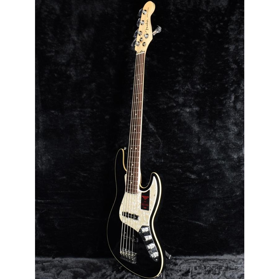 Fender Made in Japan Modern Jazz Bass V - Black-《ベース