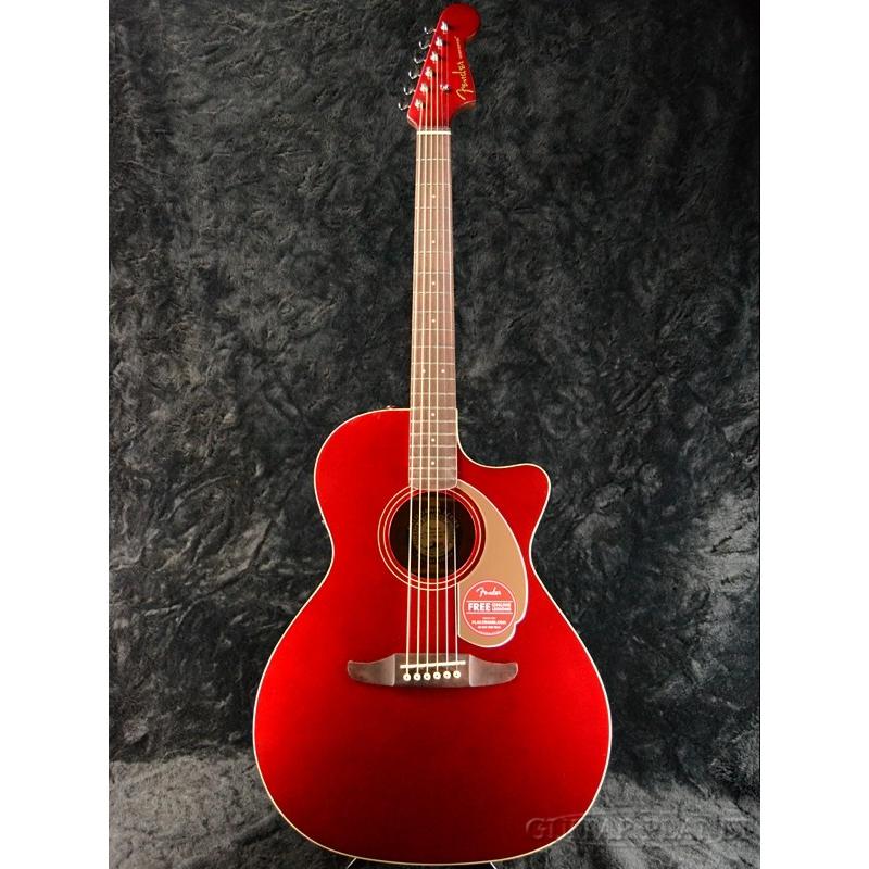 Fender アコースティックギター 赤 Fender（フェンダー） Fender Newporter Player Candy Apple Red