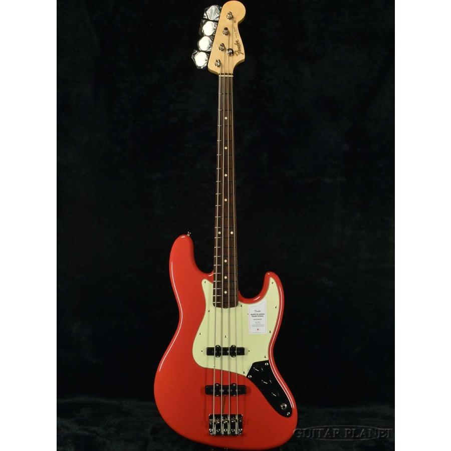 Fender Made In Japan Traditional 60s Jazz Bass -Fiesta Red