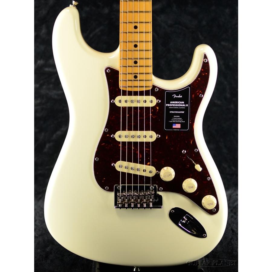 Fender USA American Professional II Stratocaster -Olympic White / Maple-《エレキギター》の画像