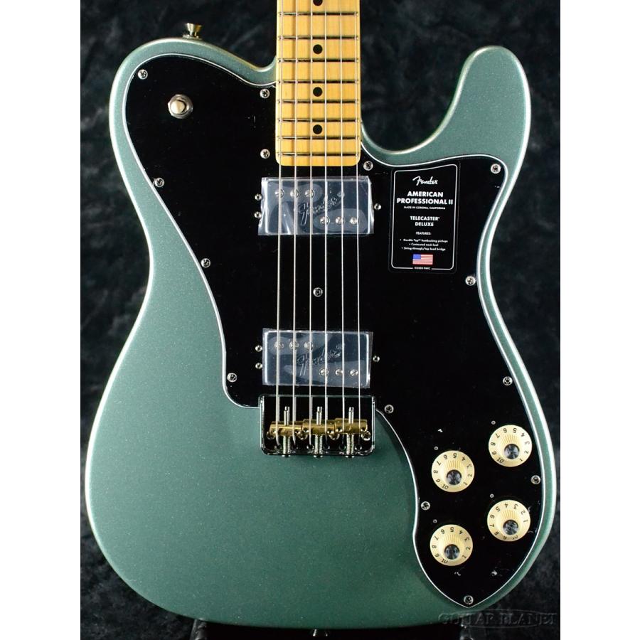 Fender USA American Professional II Telecaster Deluxe -Mystic Surf Green / Maple-《エレキギター》の画像