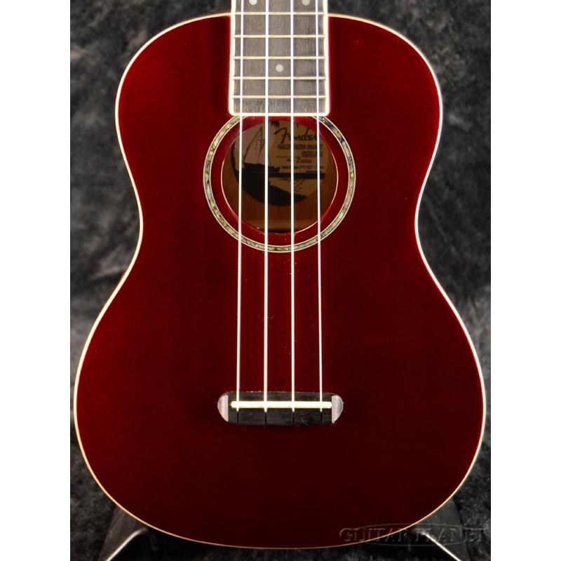 Fender Zuma Classic Concert Ukulele Candy Apple Red コンサートウクレレ《ウクレレ