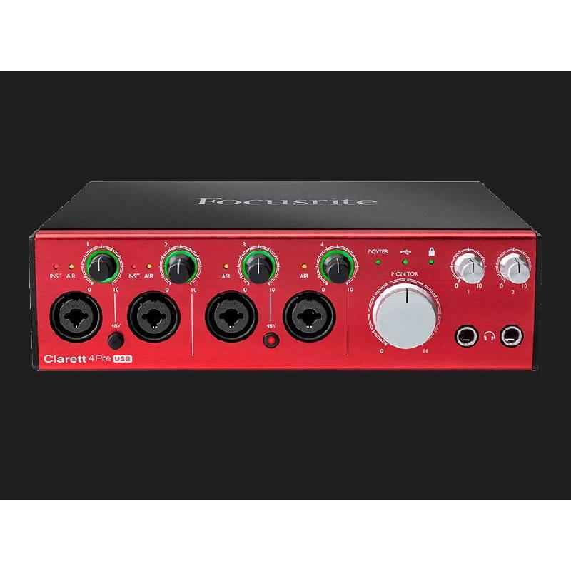 Focusrite Clarett 4 Pre USB オーディオインターフェイス Focusrite Clarett 4 Pre USB オーディオインターフェイス