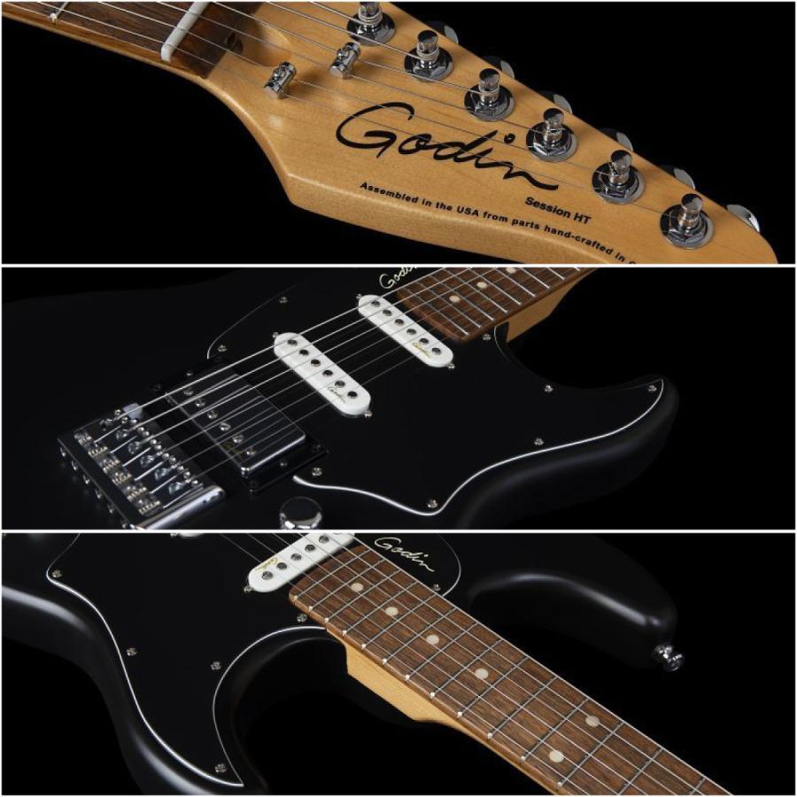 Godin Session HT -Matte Black-《エレキギター》 : ギタープラネット
