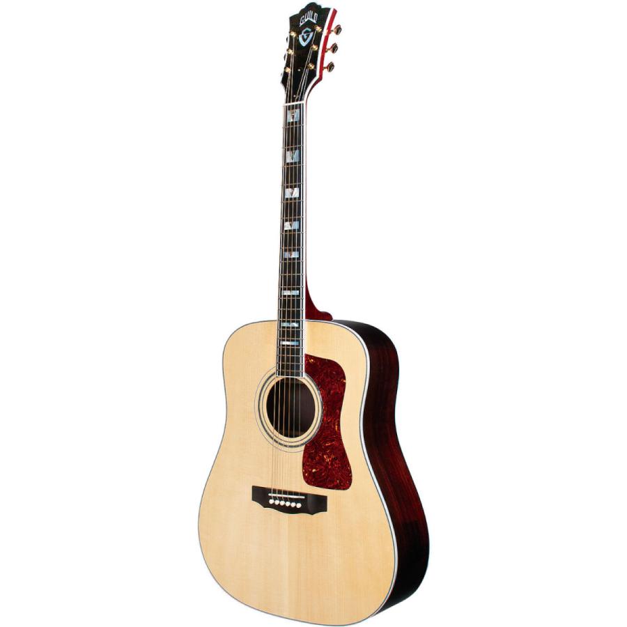 GUILD D-125 NAT 単板 ネック補修歴あり。エレアコ仕様 Guild D-55E Natural -Guild USA-【エレアコ】《アコギ》 : ギター