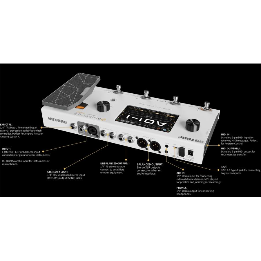 HOTONE AMPERO II 新品 Amp Modeler/Effects Processor《エフェクター