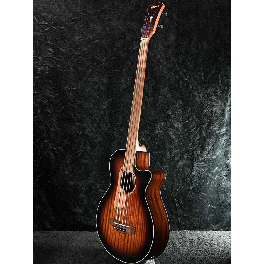 Ibanez AEGB24FE-MHS 新品未使用 Ibanez AEGB24FE Fretless -MHS(Mahogany Sunburst High Gloss