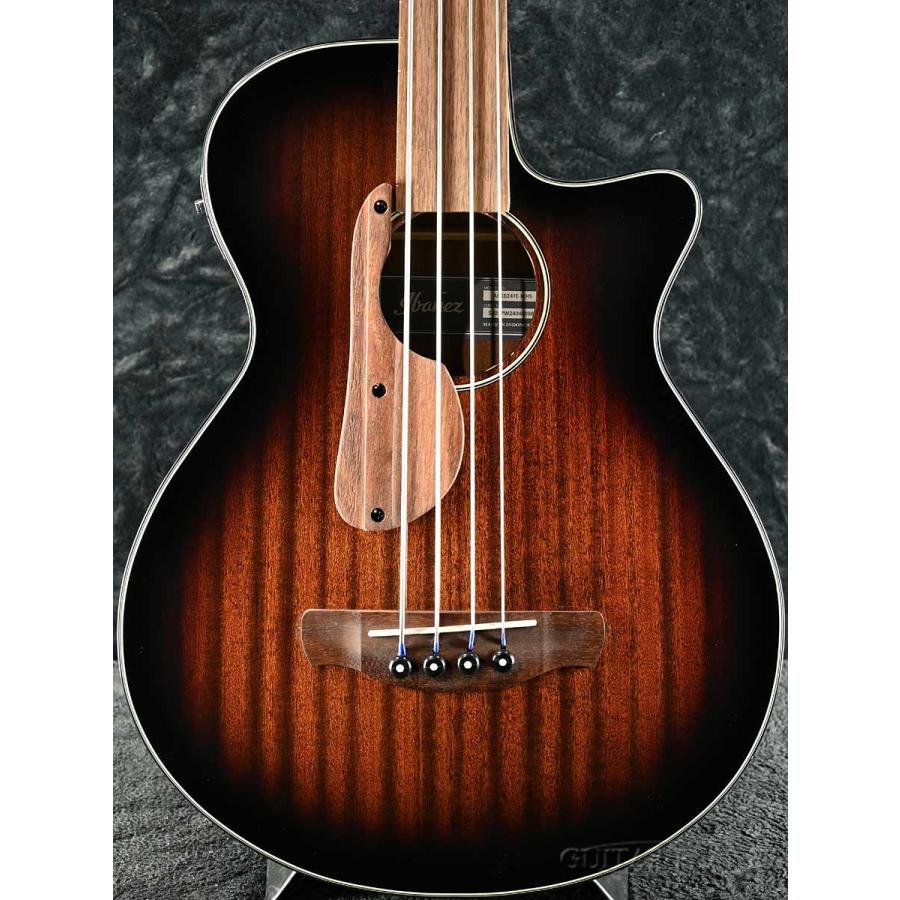 Ibanez AEGB24FE Fretless -MHS(Mahogany Sunburst High Gloss