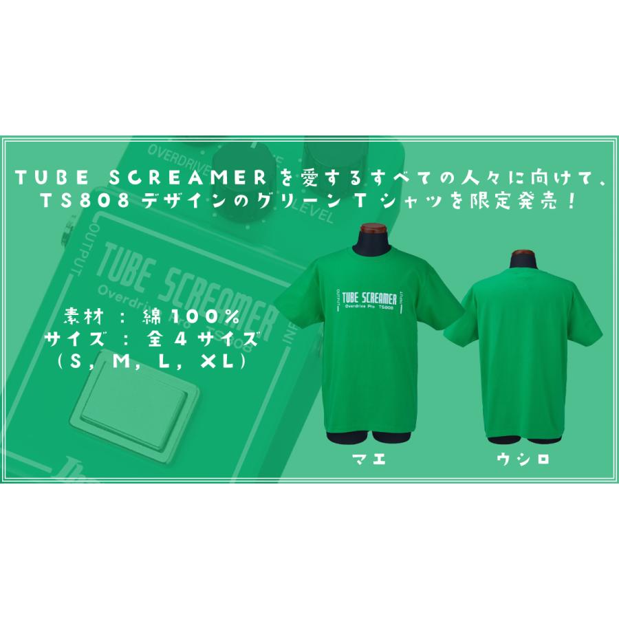 Ibanez TS MINI + TS808デザインTシャツ Mサイズ Ibanez】TUBE SCREAMERを愛するすべての人々に向けて、TS808