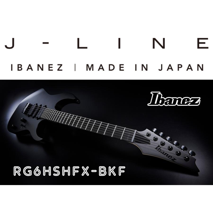 Ibanez RG6HSHFX -BKF(Black Flat)-《エレキギター》 : ギター Ibanez RG6HSHFX -BKF(Black Flat)-《エレキギター》 : ギター