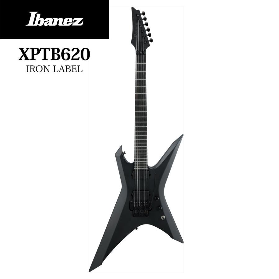 ギター Ibanez Iron Label XPTB620-BKF Ibanez XPTB620 -BKF (Black Flat)-《エレキギター》 : ギター