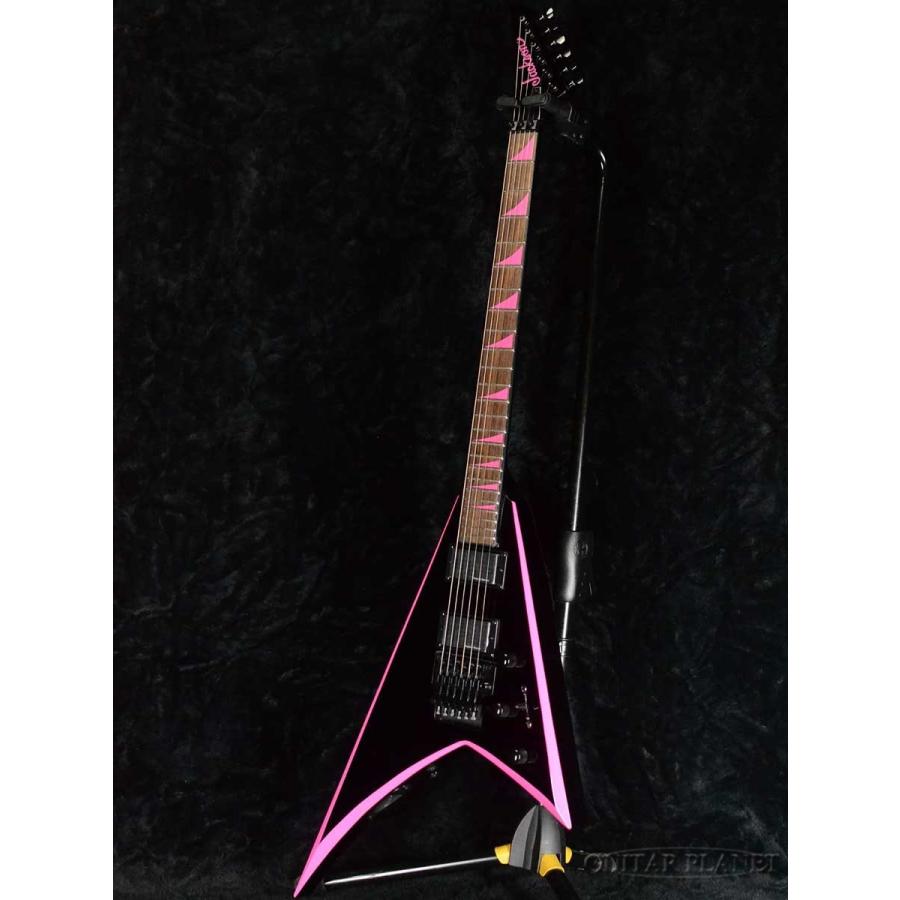 Jackson X SERIES RHOADS RRX24 -Black with Neon Pink Bevels-《エレキギター ...