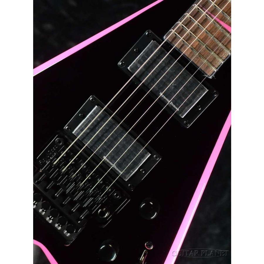Jackson X SERIES RHOADS RRX24 -Black with Neon Pink Bevels-《エレキギター ...