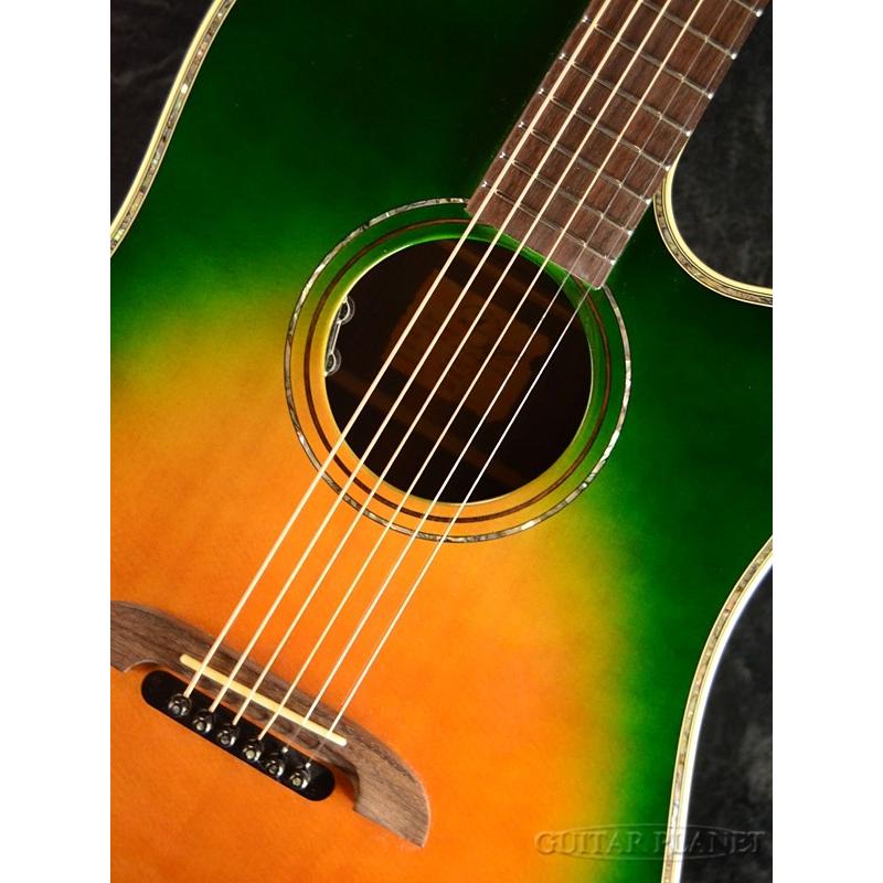 新品アウトレット】K.Yairi DY-70CE GB ~Green Burst~【規格外カスタム