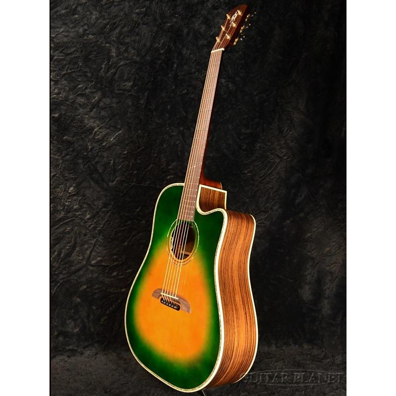 新品アウトレット】K.Yairi DY-70CE GB ~Green Burst~【規格外カスタム