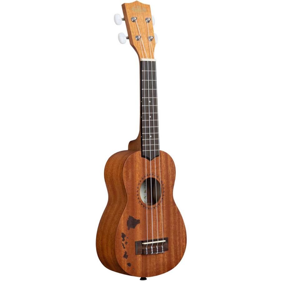 KALA KA-15S-H1 KA-15 SATIN MAHOGANY SOPRANO W/ HAWAIIAN ISLANDS 