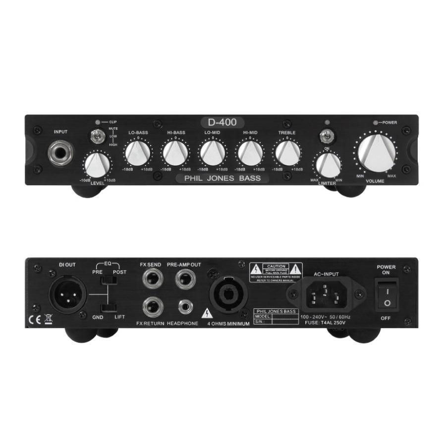 Phil Jones Bass D-400 -Red-《ヘッドアンプ》 : ギタープラネット
