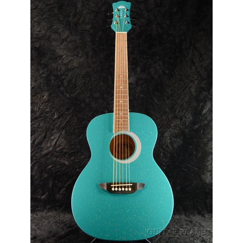 Luna Guitars Aurora Borealis 3/4 Guitar Teal Green Pearl 《アコギ