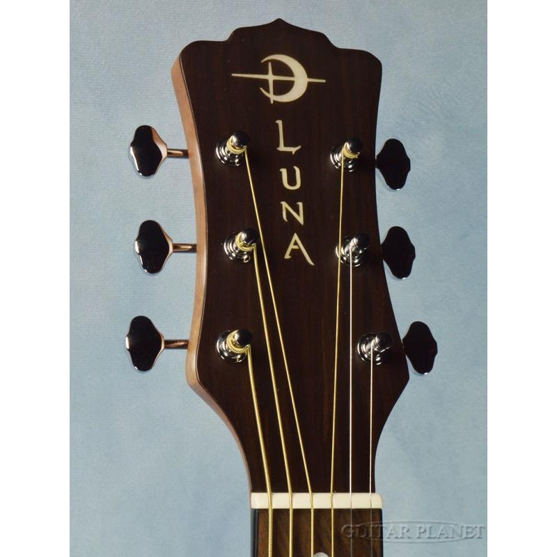 Luna Guitars HT ZBR GCE Zebra Wood Grand Concert 《エレアコ