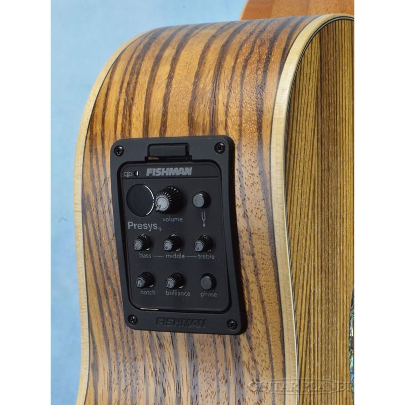 Luna Guitars HT ZBR GCE Zebra Wood Grand Concert 《エレアコ