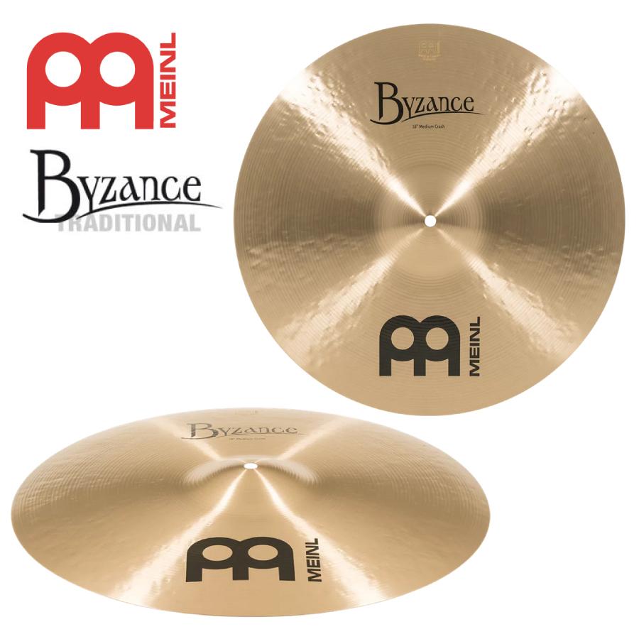 MEINL Cymbals B18MC Byzance Traditional Medium Crashes 18"《クラッシュシンバル》｜guitarplanet