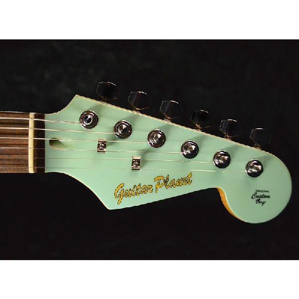 Guitar Planet ミニギター ストラトタイプ ダフネブルー/ローズ指板