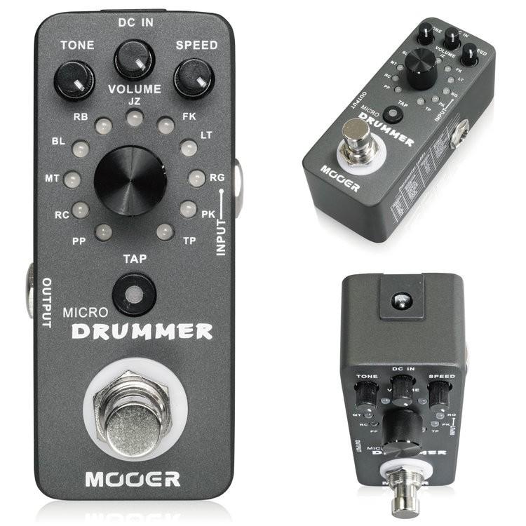 MOOER Micro Drummer ドラムマシン 《エフェクター》｜guitarplanet