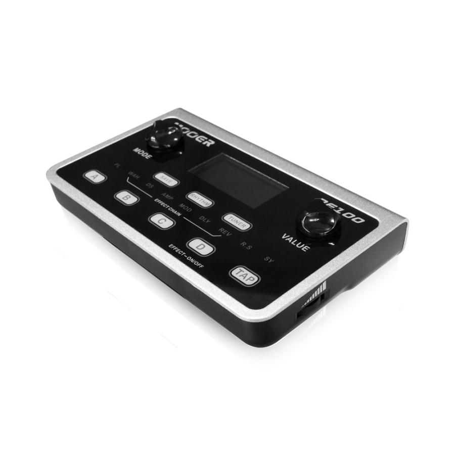 Mooer PE100 ポータブルマルチエフェクター 《チューナー,ドラムマシン
