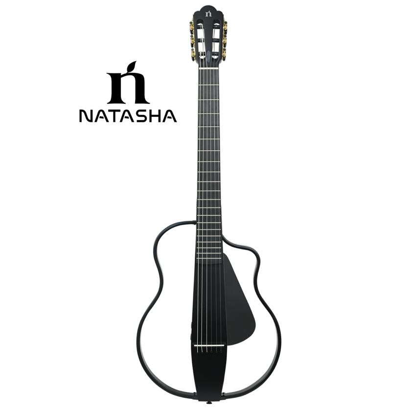 Natasha NBSG Nylon Smart Guitar Black 新品《エレガット》 : ギタープラネット Yahoo!ショップ ...