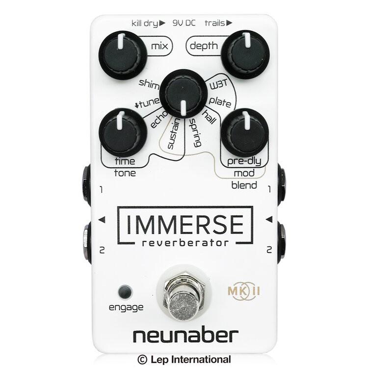 ギター Neunaber Immerse mk2 Neunaber Audio Effects Immerse Reverberator MkII White Out