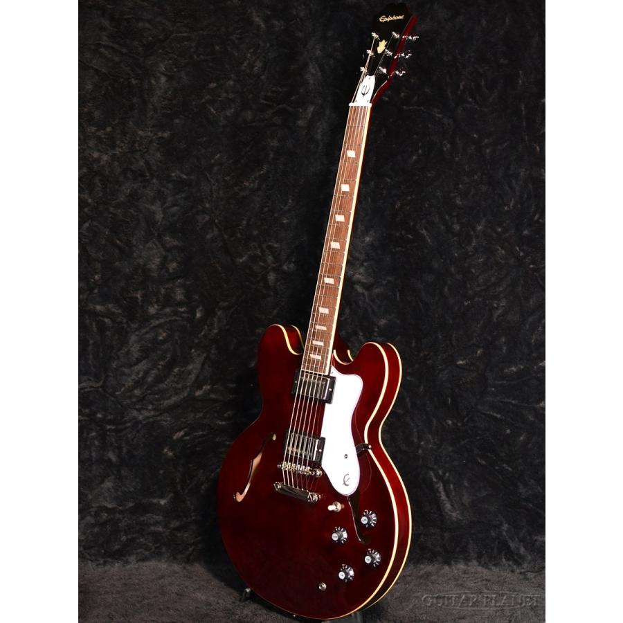 エピフォン　エレキベース　赤系　ケース付き Epiphone Embassy Bass Sparkling Burgundy <エピフォン>｜平野楽器