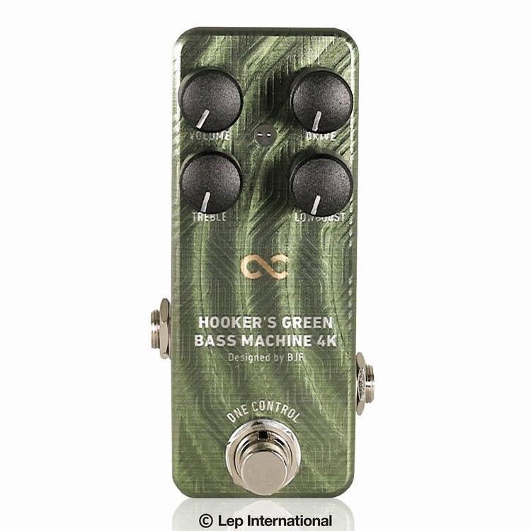 HOOKER'S GREEN BASS MACHINE 4K エフェクタほぼ新品 One Control HOOKER'S GREEN BASS MACHINE 4K 《エフェクター