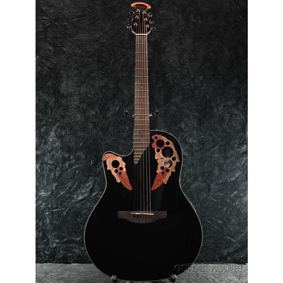 エレクトリックアコースティックギター 黒 OVATION CE44L-5 左用 Amazon.co.jp: OVATION CE44L-5-G BLK Celebrity Elite Black レフティ