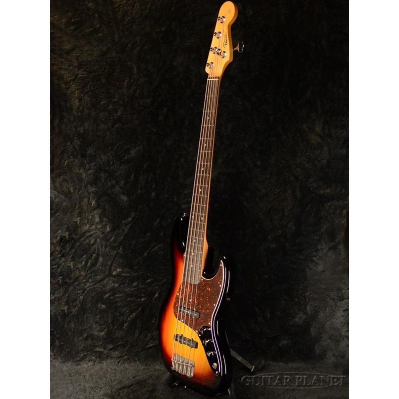 極薄オールラッカー】Provision VJB5-GPB -3-Tone Sunburst-《ベース