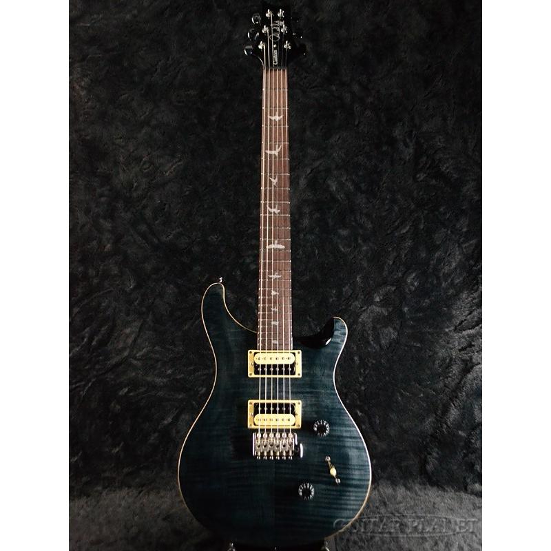 ギター PRS SE Custom24 GrayBlack PRS SE Floyd Custom 24 Quilt Top Electric Guitar Gray Black