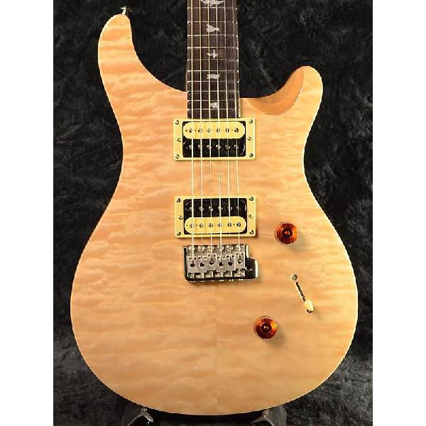 PRS SE custom24　キルテッドナチュラル Paul Reed Smith SE Custom 24 with Birds & Beveled Maple Top