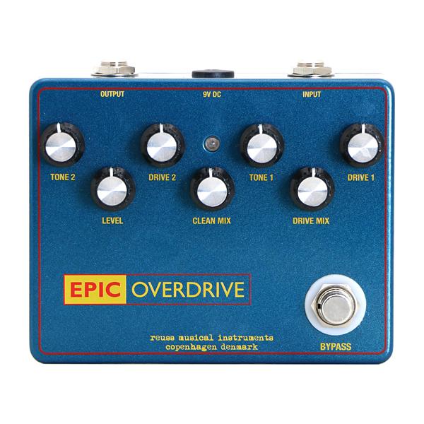 Reuss Epic Overdrive オーバードライブ　エフェクター REUSS Musical Instruments Epic Overdrive 《TS、トランスペアレント