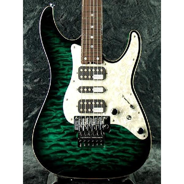 Schecter SD-DX-24 AS GRSB/R アッシュボディ グリーン《エレキギター